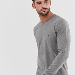 Tommy Hilfiger Gray Long Sleeve Tee